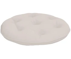 Kaboji pagalvė VIANEN 100% poliesteris Balta Ø 45 x 10 cm
