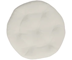 Kaboji pagalvė VIANEN 100% poliesteris Balta Ø 45 x 10 cm