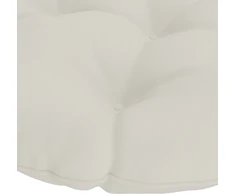 Kaboji pagalvė VIANEN 100% poliesteris Balta Ø 60 x 10 cm