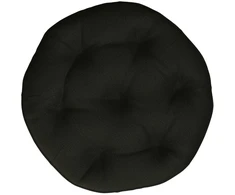 Kaboji pagalvė VIANEN 100% poliesteris Juoda Ø 40 x 10 cm