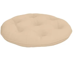Kaboji pagalvė VIANEN 100% poliesteris Kreminė Ø 40 x 10 cm
