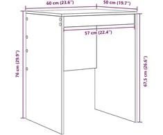 Stalas Senas medis 60 x 50 x 76 cm