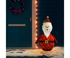 Kalėdinė dekoracija Kalėdų Senelis, 120cm, audinys, LED