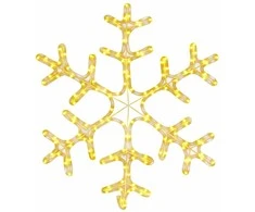 Kalėdinė dekoracija snaigė su 144 šiltomis LED, 59x59cm