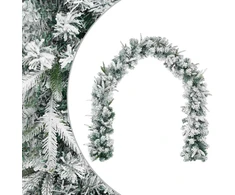 Kalėdinė girlanda Žalia ir balta 270 cm PVC ir PE