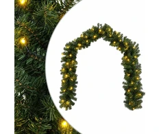 Kalėdinė girlanda Žalia 270 cm PVC 50 LED