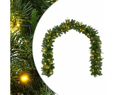 Kalėdinė girlanda Žalia 270 cm PVC ir PE 50 LED