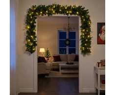 Kalėdinė girlanda Žalia 270 cm PVC ir PE 50 LED