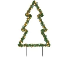 Kalėdinė šviečianti dekoracija eglutė, 115LED, 90cm