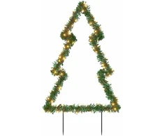 Kalėdinė šviečianti dekoracija eglutė, 115LED, 90cm