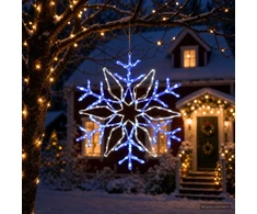 Kalėdinės snaigės lemputės LOVIISA 140 LED Šalta balta Ø 55 cm