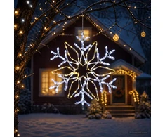 Kalėdinės snaigės lemputės LOVIISA 140 LED Šalta balta Ø 55 cm