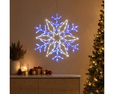 Kalėdinės snaigės lemputės LOVIISA 140 LED Šalta balta Ø 55 cm