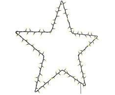 Kalėdiniai žibintai Star Silhouette 115 LED šiltai balta