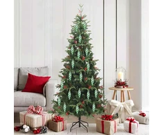 Kalėdinis spiralinis kamuolys 40 vnt. Žalia 3 x 11 cm Plastmasė