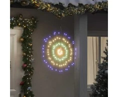 Kalėdinis šviestuvas fejerverkas, 140 spalvotų LED, 17cm
