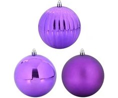 Kalėdų Kankorėžiai XXL 3 pcs Alyvos Plastmasė