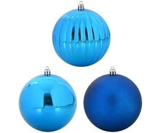Kalėdų Rūkelių Rinkinys XXL 3 pcs Mėlyna Plastmasė