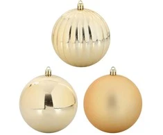 Kalėdinės Teppinėrų rinkinys XXL 4 pcs Auksinė Plastmasė
