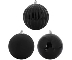 Kalėdinis Kabinamas Rinkinys XXL 4 pcs Juoda Plastmasė