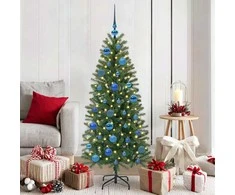 Kalėdinių Kraitės Rinkinys su 150 LED 61 pcs Mėlyna Plastmasė