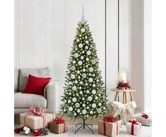 Kalėdinių Kraitės Rinkinys su 300 LED 120 pcs Balta Plastmasė