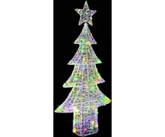 Kalėdų eglutė su 240 LED Įvairiaspalvis 180 cm Akrilas