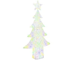 Kalėdų eglutė su 240 LED Įvairiaspalvis 180 cm Akrilas