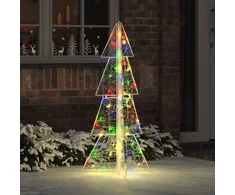 Kalėdų eglutė 100 LED Įvairiaspalvis 120 cm Akrilas