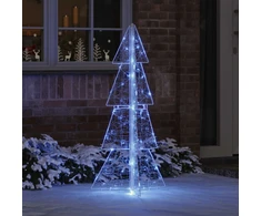 Kalėdų eglutė 100 LED Mėlyna 120 cm Akrilas