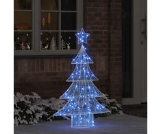 Kalėdų eglutė 100 LED Mėlyna 120 cm Akrilas