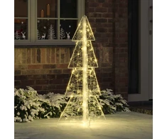 Kalėdų eglutė 100 LED Šilta balta 120 cm Akrilas