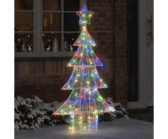 Kalėdų eglutė 160 LED Įvairiaspalvis 150 cm Akrilas