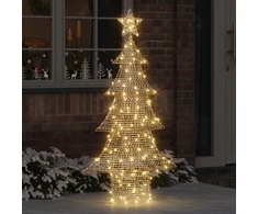 Kalėdų eglutė 160 LED Šilta balta 151 cm PET