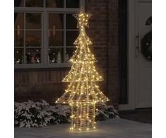 Kalėdų eglutė 240 LED Šilta balta 181 cm PET