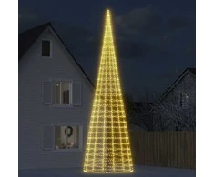 LED Kalėdų eglutė 3000 LED šiltai balta 800 cm