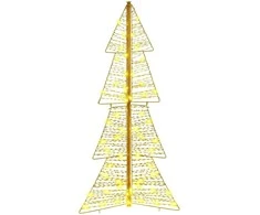 Kalėdų eglutė su 100 LED Šilta balta 120 cm PET