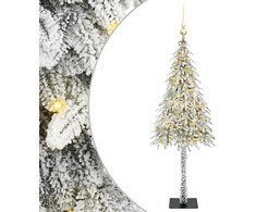 Kalėdų eglutė su 150 LED s stovu Balta 120 cm PE ir Plienas