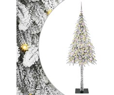 Kalėdų eglutė su 150 LED s stovu Balta 150 cm PE ir Plienas