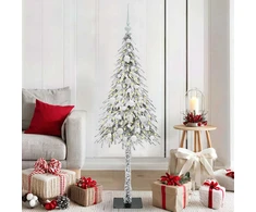 Kalėdų eglutė su 150 LED s stovu Balta 150 cm PE ir Plienas