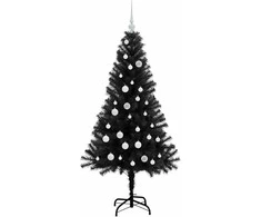 Kalėdų eglutė Juoda 150 cm PVC