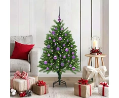 Kalėdų eglutė su 150 LED s stovu Žalia 120 cm PE