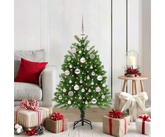 Kalėdų eglutė su 150 LED s stovu Žalia 120 cm PE