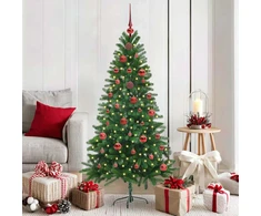 Kalėdų eglutė su 150 LED s stovu Žalia 150 cm PE