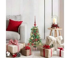 Kalėdų eglutė su 150 LED s stovu Žalia 65 cm PE