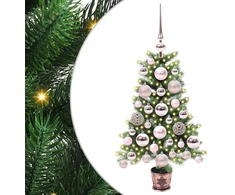 Kalėdų eglutė su 150 LED s stovu Žalia 65 cm PE