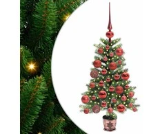 Kalėdų eglutė su 150 LED s stovu Žalia 65 cm PE
