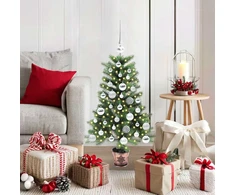 Kalėdų eglutė su 150 LED s stovu Žalia 90 cm PE