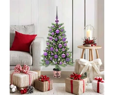 Kalėdų eglutė su 150 LED s stovu Žalia 90 cm PE
