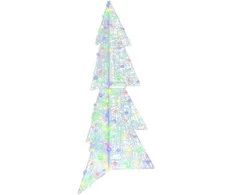 Kalėdų eglutė su 160 LED Įvairiaspalvis 150 cm Akrilas
